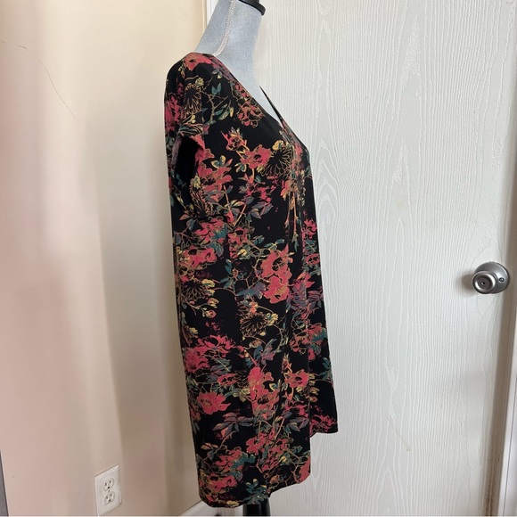 Peruvian Connection Black Floral Dress - Picture 5 of 11